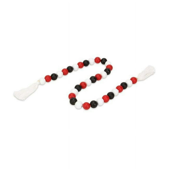 Cheungs 6044 Kira Red, White & Black Beaded Garland