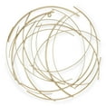 thumbnail image 1 of Cheungs Accent Piece Gold Abstract Round Wall Art, 1 of 7