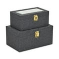 thumbnail image 1 of Canter Isle Linen Box Set - Dark Gray, 1 of 10