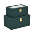 thumbnail image 1 of Canter Isle Linen Box Set - Dark Green, 1 of 9