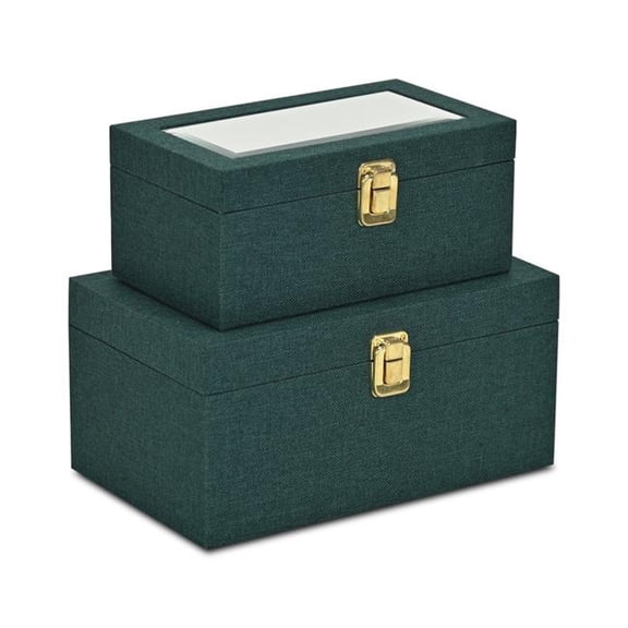 Canter Isle Linen Box Set - Dark Green