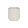 thumbnail image 1 of Cheungs Elegora Straight Side Solid Color Ceramic Pot - Off White Small, 1 of 5