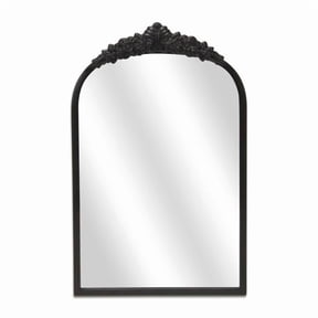 Cheungs 6033BK Everlaine Modern Victorian Black Accent Mirror