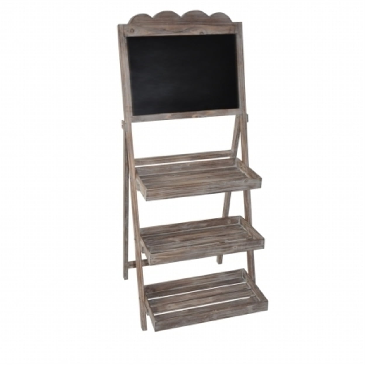 Cheungs FP-4312 Wood Chalkboard Stand with 3 Storage Racks - Walmart.com