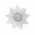 thumbnail image 1 of Cheungs Silver Metal Sunburst Mirror - W: 32" x D: 0.75" x H: 32", 1 of 2
