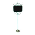 thumbnail image 1 of Cheungs FP-4470 Tall Turqoise Metal Standing Chalkboard, 1 of 1