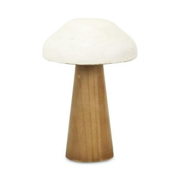 Cheungs 6005L Hareton Forest Mushroom Table Decor - Brown & White - Large