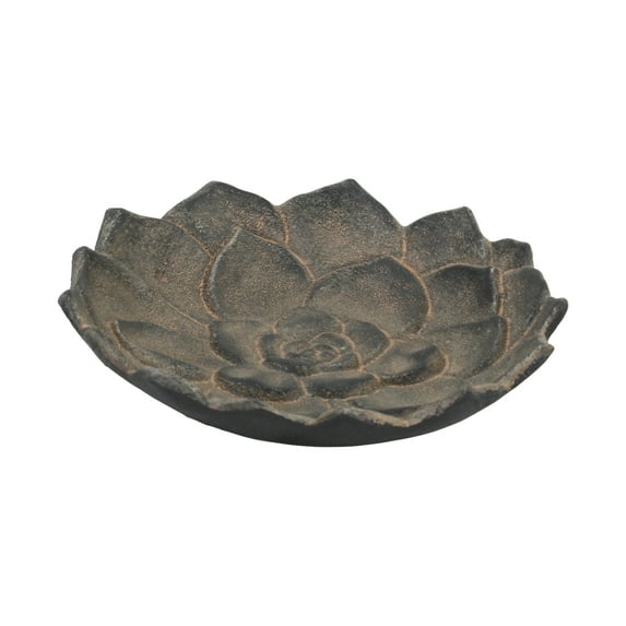 Cheungs Home Accent Cast Iron Lotus Table Decor - Large
