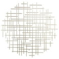 thumbnail image 1 of Cheungs Home Accent Large Silver Round Metal Wall Art, 1 of 4