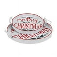 thumbnail image 1 of Cheungs  Merry Christmas Trays with Side Handles - Set of 2, 1 of 1
