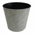 thumbnail image 1 of Cheungs PP-100CR 10.5 in. Round Tapered Recycled Plastic Planter, Cream, 1 of 3