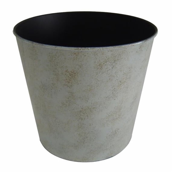 Cheungs PP-100CR 10.5 in. Round Tapered Recycled Plastic Planter, Cream