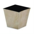 thumbnail image 1 of Cheungs PP-108CR 5.25 in. Square Planter with A Tapered Body - Cream, 1 of 1