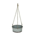 thumbnail image 1 of Cheungs Round Galvanized Metal Rope Hanging Metal Planter - Large, 1 of 5