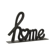 Cheungs Roven Cast Iron Calligraphic Home Table Decor - Black