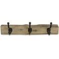 thumbnail image 1 of Cheungs Rustic Wood Plank With 3 Wall Hooks, 1 of 4