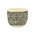 thumbnail image 1 of Cheungs Sankabe Black Ceramic Banded Pyramid Pottery Large, 1 of 5