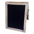 thumbnail image 1 of Cheungs Cheung's Small Distressed Double Sided Wood Frame A-Stand Chalkboard with Side Hinges - Brown, 1 of 2