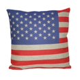 thumbnail image 1 of Cheungs US Flag Linen Throw Pillow, 1 of 2
