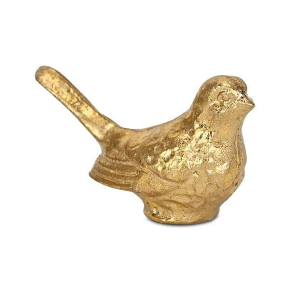 Verdor Golden Swallow Bird Cast Iron Decor
