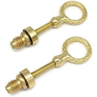 Cheval Mirror Mount Set - Hidden Friction Hinges For Antique Mirrors - Brass