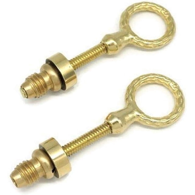 Cheval Mirror Mount Set - Hidden Friction Hinges For Antique Mirrors - Brass