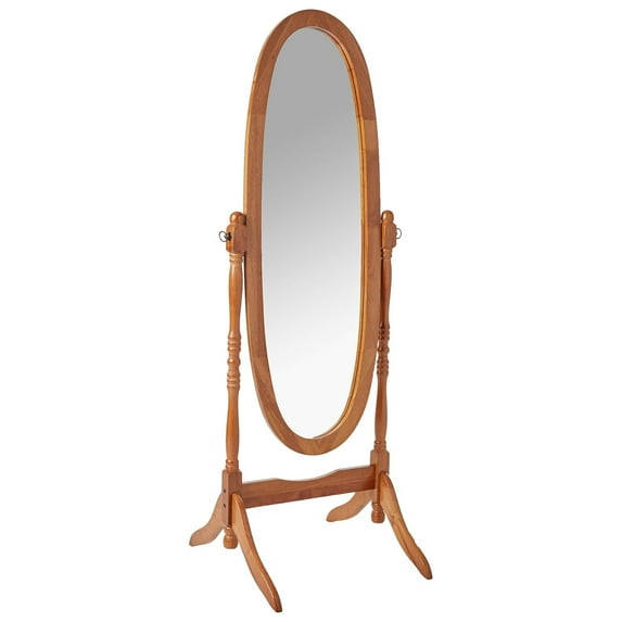 Cheval Mirror, Oak