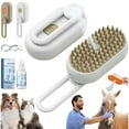 thumbnail image 1 of Chevaroo Horse Steam Brush, 2025 New Upgrade Chevaroo 3-in-1 Self-Cleaning Steam Pet Brush for Shedding, Chevaroo Steam Brush for Horses, Silicone Bristle Head 360° Rotating Pet Steam Brush (White), 1 of 8