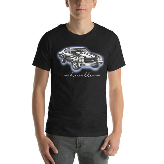 Chevelle 1 | Vintage 70's Era Auto Shirt (Black Heather, XS)