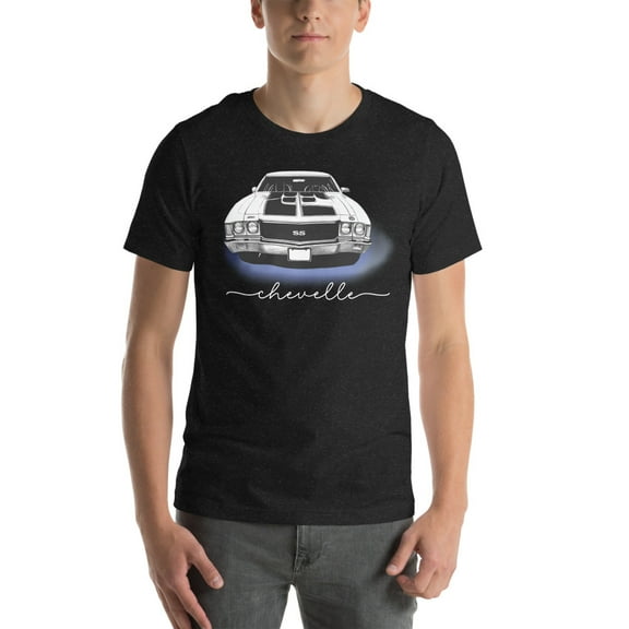 Chevelle 2 | Vintage 70's Era Auto Shirt (Black Heather, XS)