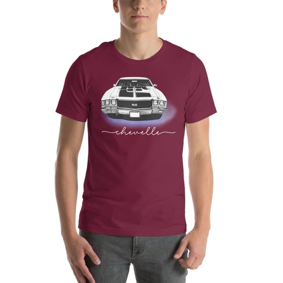 Chevelle 2 | Vintage 70's Era Auto Shirt (Maroon, XS)