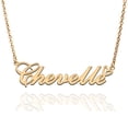thumbnail image 1 of Chevelle Custom Name Necklace Customized Personalized Plated Name Necklace for Mother Daughter Friendship Women Valentine's Day Christmas Birthday New Year Gold, 1 of 7
