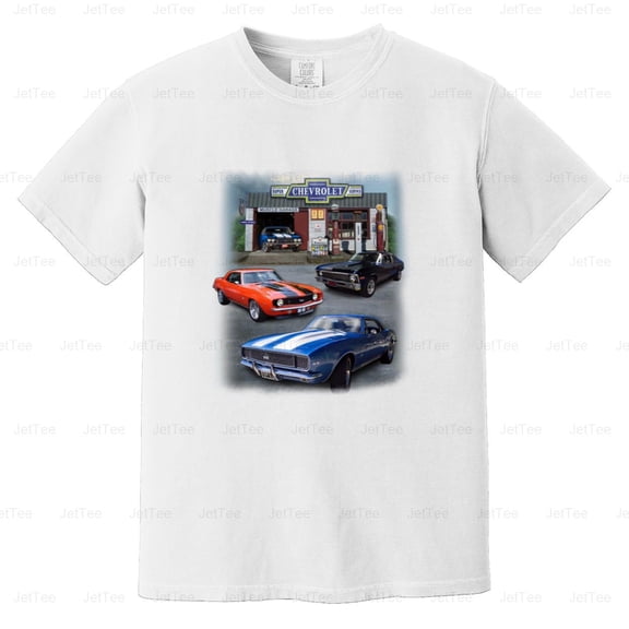 Chevelle Nova 1967 RS SS 396 Camaro Vintage Retro Muscle Car Classic Comfort Color T-Shirt Unisex, up to 4XL