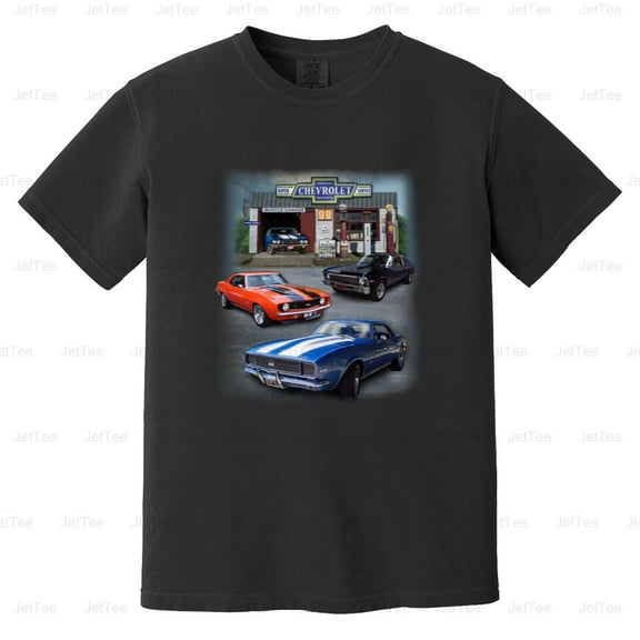 Chevelle Nova 1967 RS SS 396 Camaro Vintage Retro Muscle Car Classic Comfort Color T-Shirt Unisex, up to 4XL