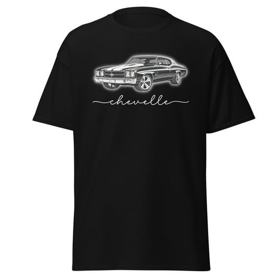 Chevelle T-Shirt, Vintage Car Tee, Muscle Car, Car Lover Gift (XL)
