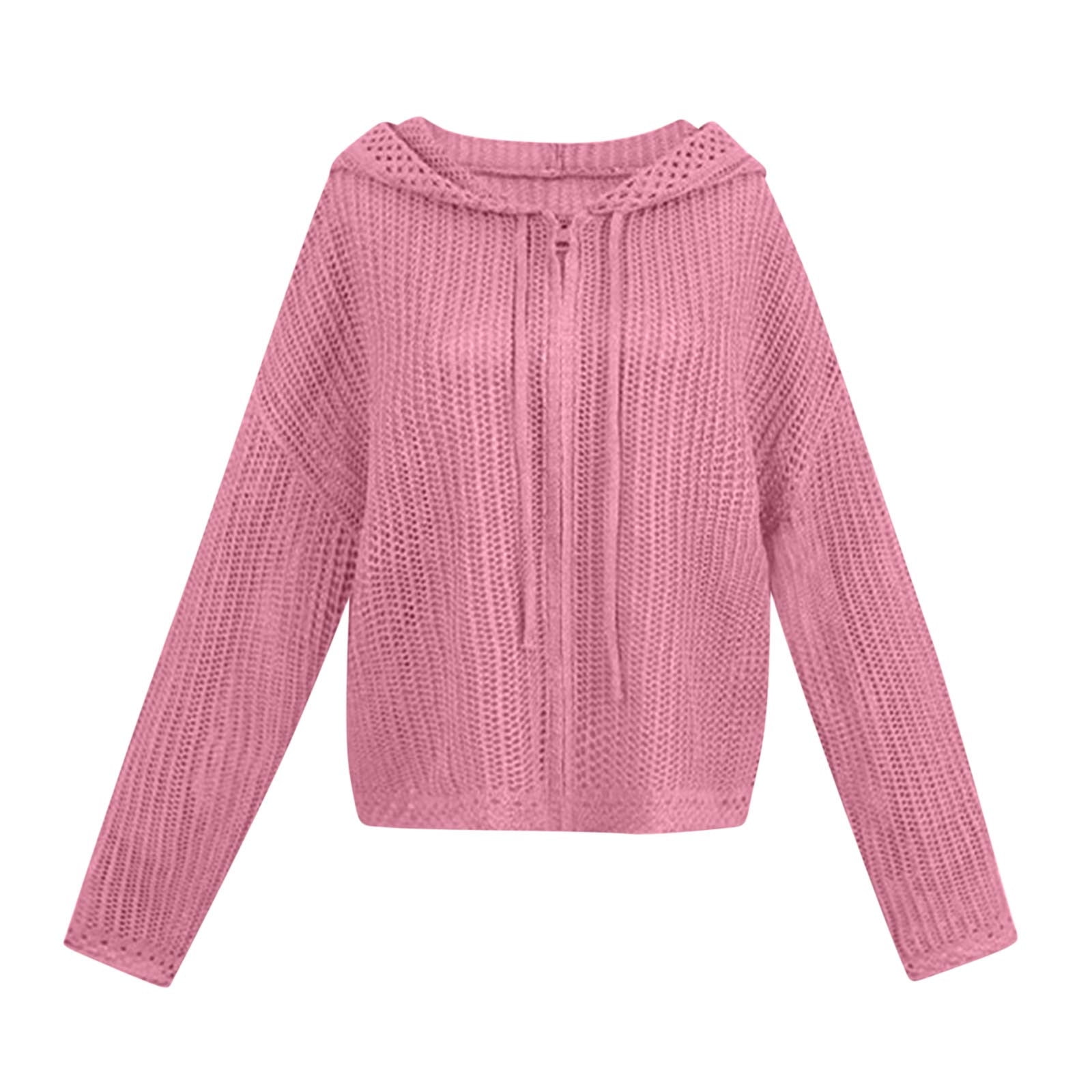 Cheveni Womens Puff Short Sleeve Sweater Women's Loose Casual Long