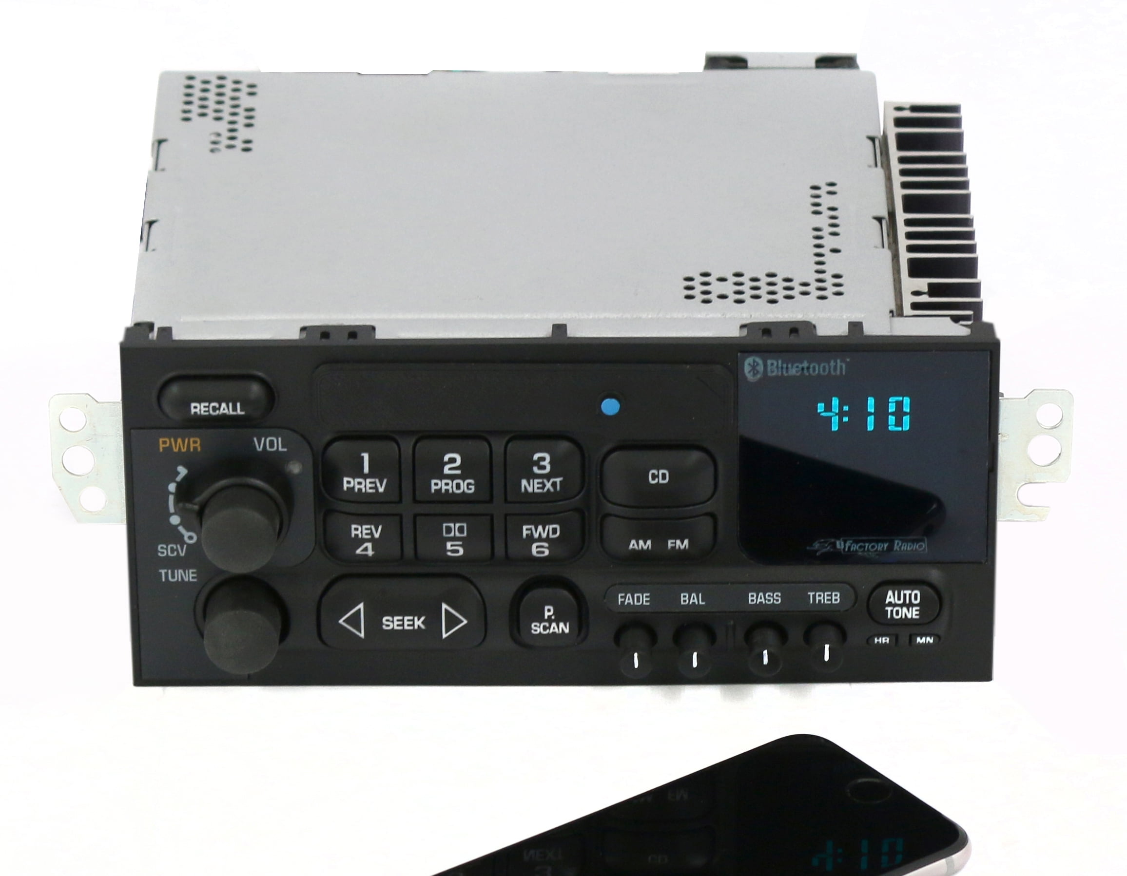 Chevrolet 1995 - 2005 GMC Chevy Car S10 AM FM Radio w/ Bluetooth Upgrade Cassette Controls