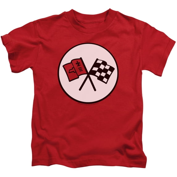 Chevrolet - 2Nd Gen Vette Logo - Juvenile Short Sleeve Shirt - 4