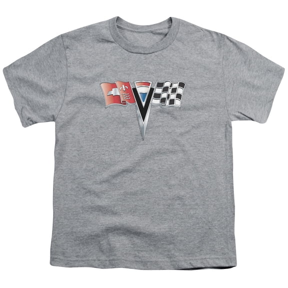 Chevrolet - 2Nd Gen Vette Nose Emblem - Youth Short Sleeve Shirt - Large