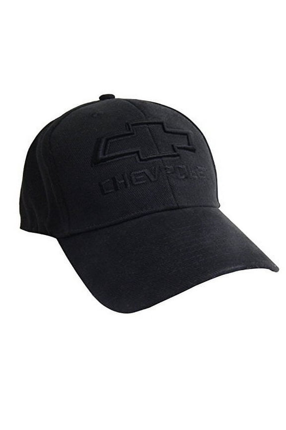 Chevrolet 3D Logo Black Baseball CapChevrolet