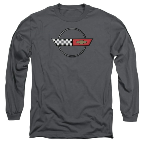 Chevrolet - 4Th Gen Vette Logo - Long Sleeve Shirt - Medium