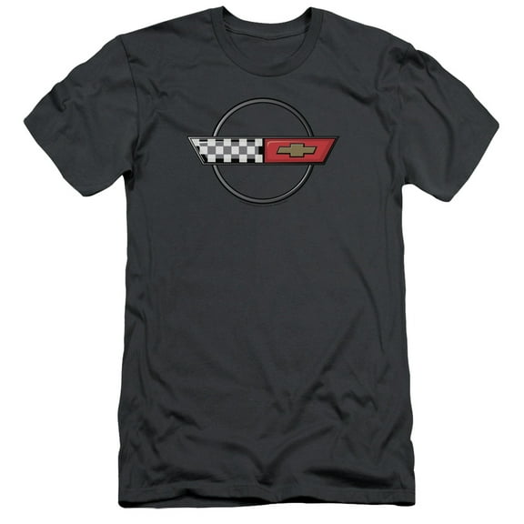 Chevrolet - 4Th Gen Vette Logo - Slim Fit Short Sleeve Shirt - XX-Large