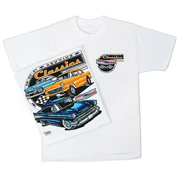 Chevrolet 55-57 Chevy Mens T-Shirt Genuine Classics Licensed
