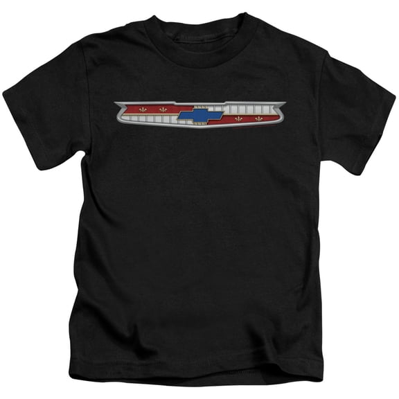 Chevrolet 56 Bel Air Emblem S/S Juvenile 18/1 T-Shirt Black(5/6)