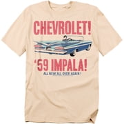 Chevrolet T-Shirt 59 Impala Unisex Graphic Tee For Men & Women