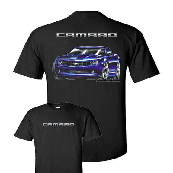 Chevrolet 5th Generation 2010-15 Camaro Mens Black T shirt Licensed