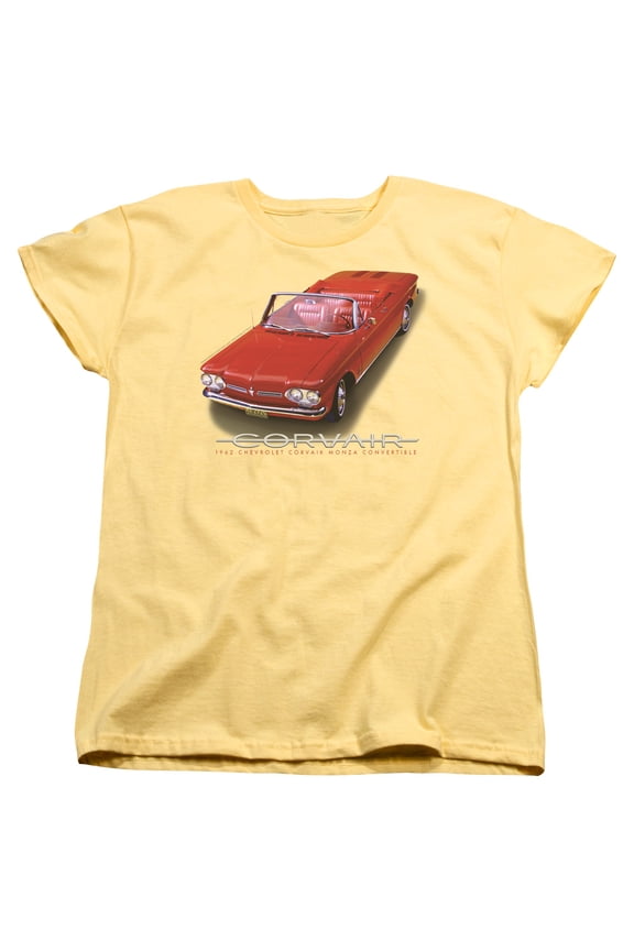 Chevrolet - 62 Corvair Convertible - Women's Short Sleeve Shirt - X-Large