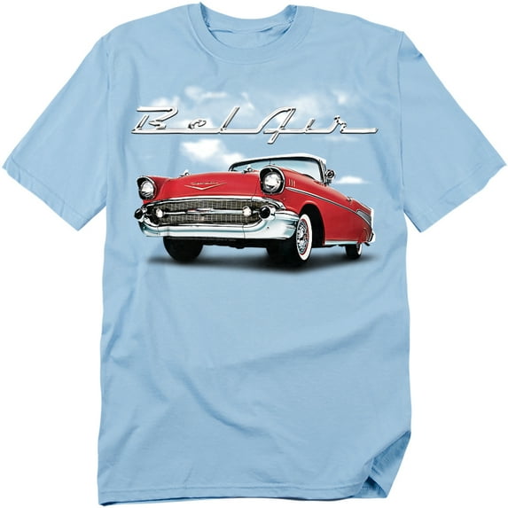 Chevrolet Bel Air Clouds Officially Licensed Adult T-Shirt XL