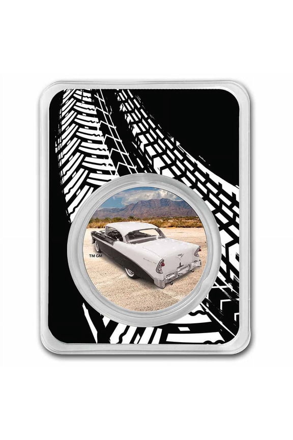 Chevrolet Belair Colorized 1 oz Silver w/ TEP