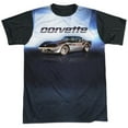 thumbnail image 1 of Chevrolet Blue Vette Check Flag Unisex Adult Halloween Costume Sublimated T Shirt, 1 of 4